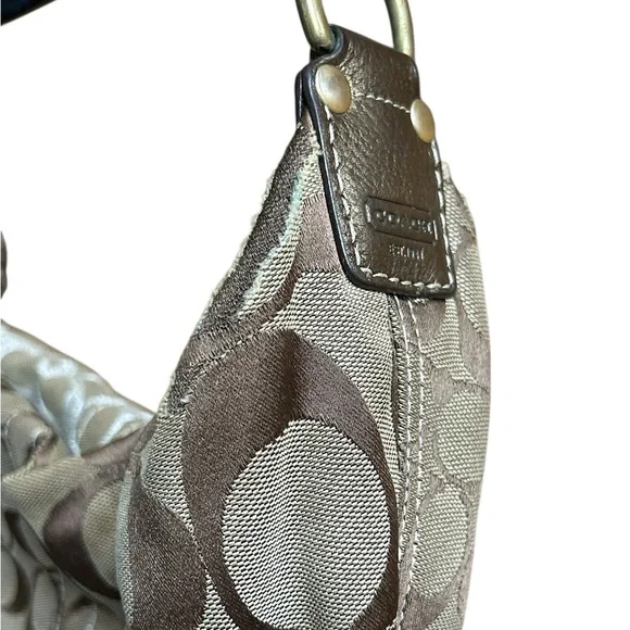 Coach vintage Hampton hobo shoulder bag All over big logo - Picture 5 of 9